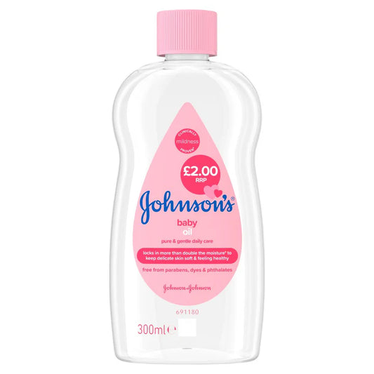 Johnson's Baby Oil 300ml - Case of 6