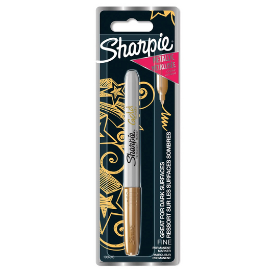Sharpie Gold Fine Metallic Marker Hang Pack