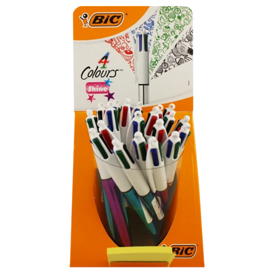 Bic 4 Colours Shine Tubo Pen Tub